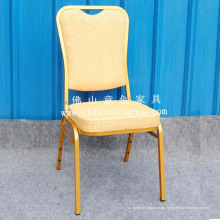 Silla de fiesta de acero amarillo dorado (YC-ZL30-01)